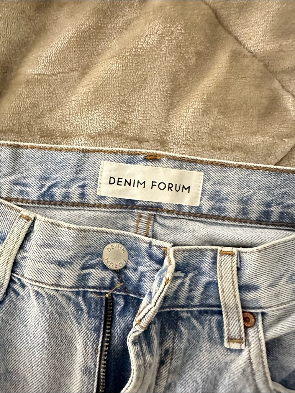 Denim Forum Light Blue High-Rise Women’s Jeans